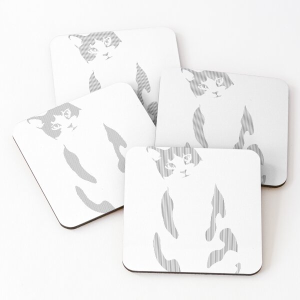 Item preview, Cat in lines designed and sold by RebelArt Designs.