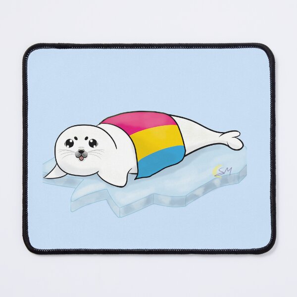 Item preview, Pansexual Harp Seal Pup designed and sold by SaphylArt.