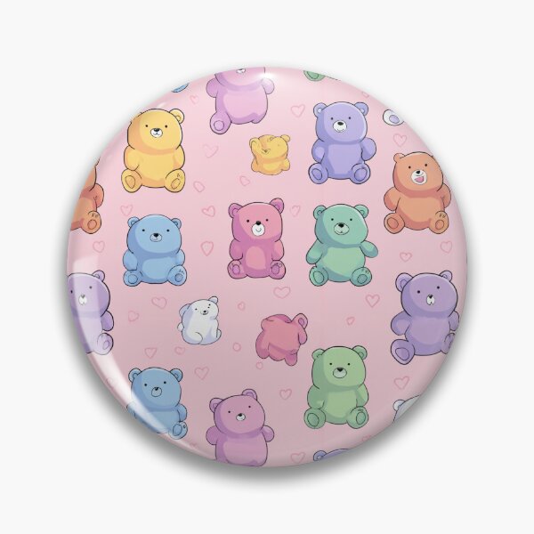 Item preview, Cute Pastel Teddy Bear Hearts Seamless Pattern designed and sold by NicolasGlowArt.
