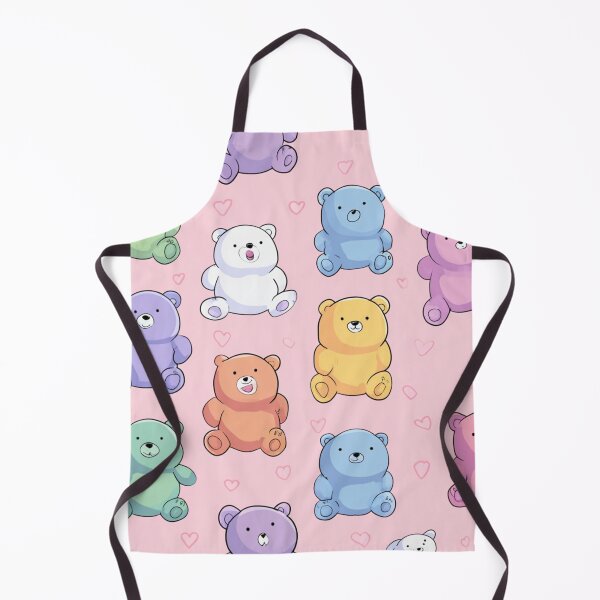 Item preview, Cute Pastel Teddy Bear Hearts Seamless Pattern designed and sold by NicolasGlowArt.