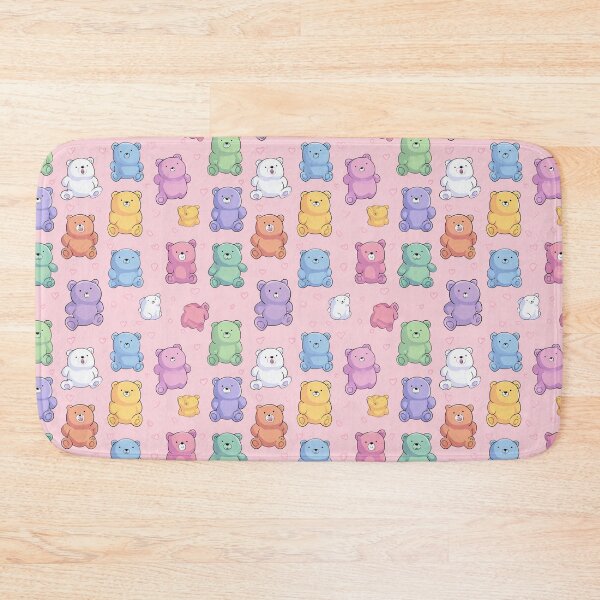 Item preview, Cute Pastel Teddy Bear Hearts Seamless Pattern designed and sold by NicolasGlowArt.