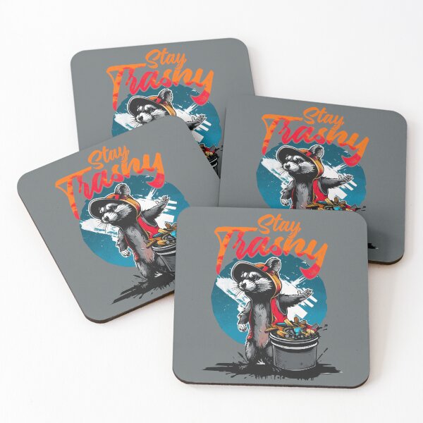 Item preview, Colorful Dumpster Bandit Raccoon designed and sold by Szpaku desart .