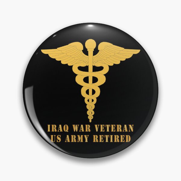 Item preview, Army - Army Medical - Iraq War Veteran, US Army Retired designed and sold by Military Insignia Products.