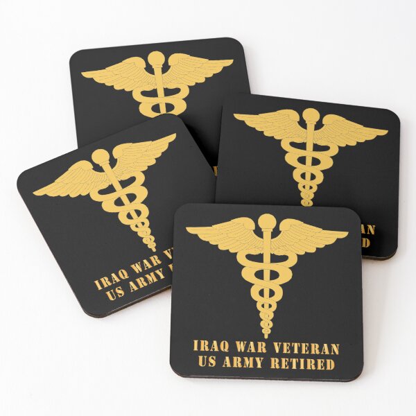 Item preview, Army - Army Medical - Iraq War Veteran, US Army Retired designed and sold by Military Insignia Products.