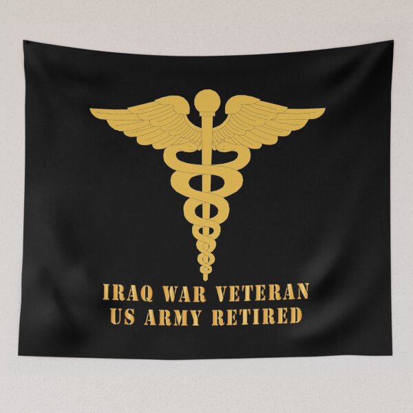 Item preview, Army - Army Medical - Iraq War Veteran, US Army Retired designed and sold by Military Insignia Products.