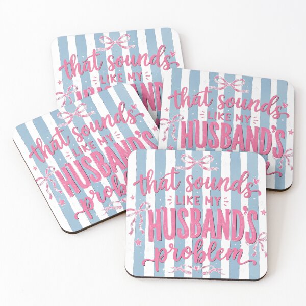 Item preview, That Sounds Like My Husband's Problem Retro Striped Humor designed and sold by VGAfanatic.