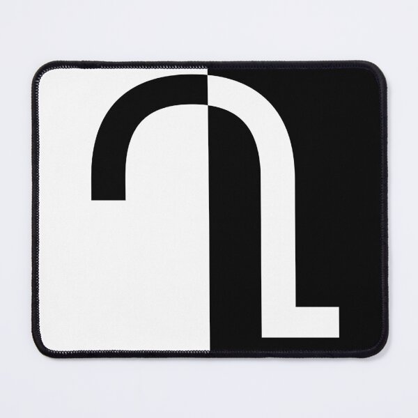 Item preview, Armenian letter GH black and white designed and sold by Salpisart.