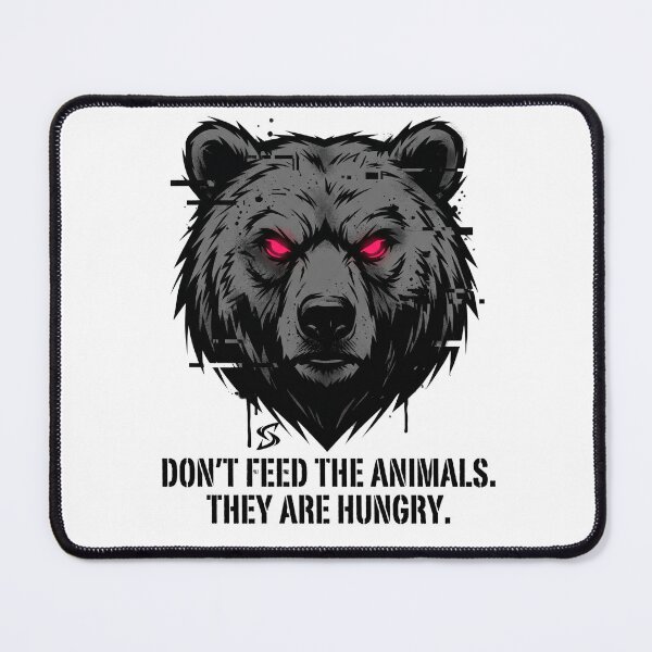 Item preview, SwingShark Wilderness Program - Don't Feed The Animals Streetwear designed and sold by SwingShark.