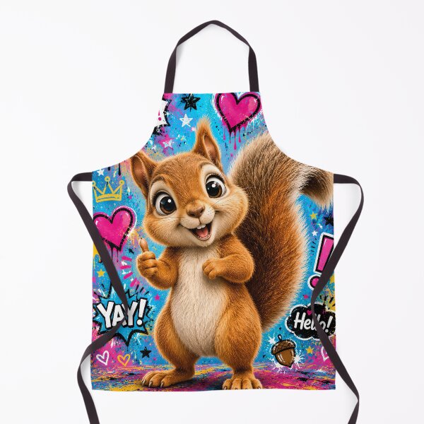Item preview, Cute Graffiti Squirrel Pop Art designed and sold by Rohan132.
