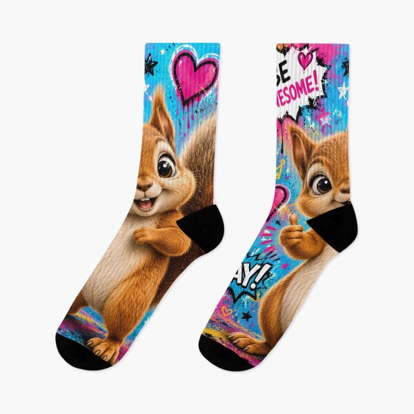 Item preview, Cute Graffiti Squirrel Pop Art designed and sold by Rohan132.