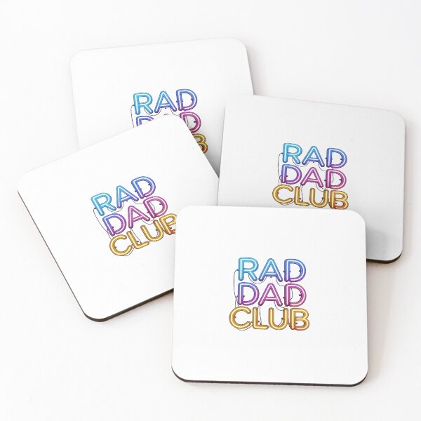 Item preview, Logo Neon Rad Dad Club Humor Dad Cool designed and sold by yachstudio.