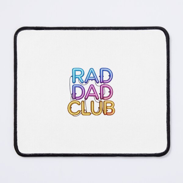 Item preview, Logo Neon Rad Dad Club Humor Dad Cool designed and sold by yachstudio.