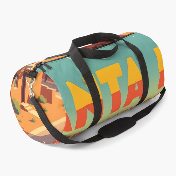 Item preview, Santa Fe, New Mexico, USA: Vintage-Style Painterly Travel Poster designed and sold by LSVart.