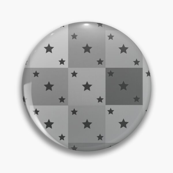 Item preview, Little black stars patchwork in gray designed and sold by uunaa.