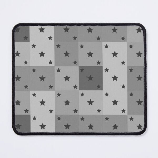 Item preview, Little black stars patchwork in gray designed and sold by uunaa.