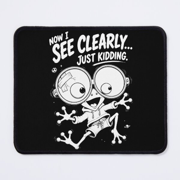 Item preview, Funny Frog Meme With Big Glasses Cartoon Shirt designed and sold by JustLaughCo.