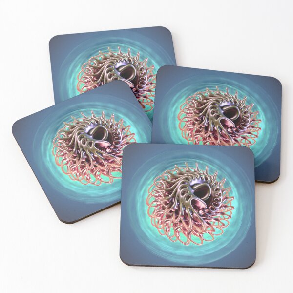 Item preview, 3D Organic Form - Abstract Art Cosmic Energy - Spiral Poster designed and sold by Keltoi-art.