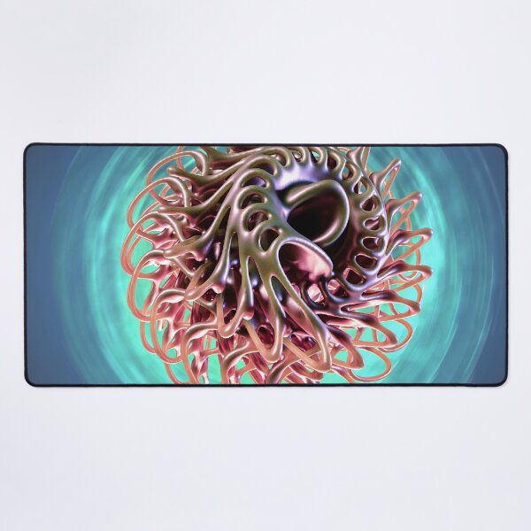 Item preview, 3D Organic Form - Abstract Art Cosmic Energy - Spiral Poster designed and sold by Keltoi-art.