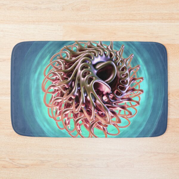 Item preview, 3D Organic Form - Abstract Art Cosmic Energy - Spiral Poster designed and sold by Keltoi-art.