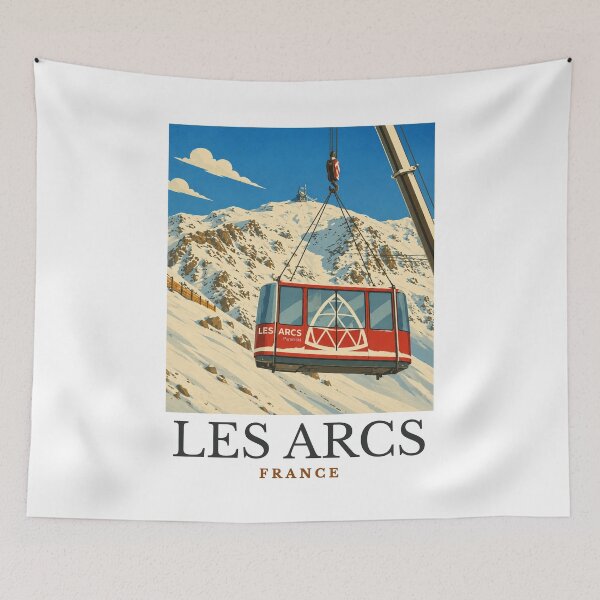 Item preview, Les Arcs - France designed and sold by GoodOldVintage.