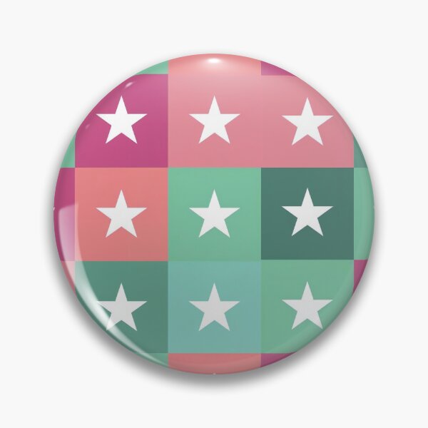Item preview, Stars patchwork in green designed and sold by uunaa.