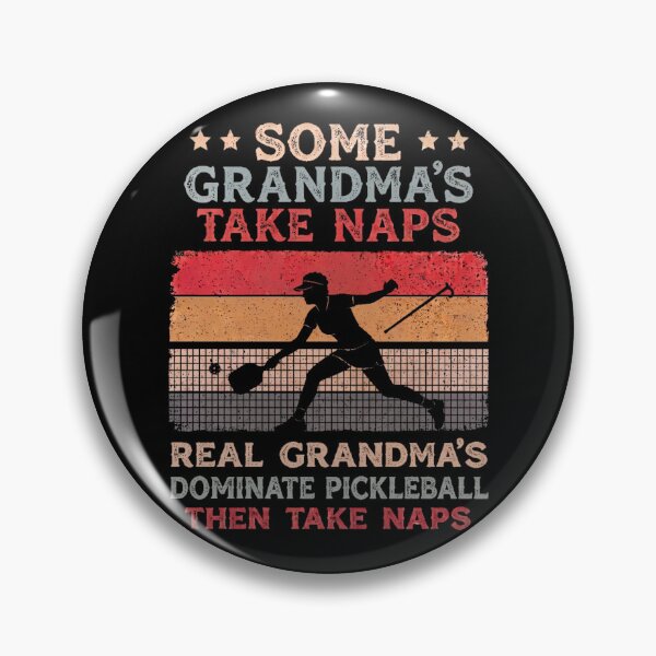 Item preview, Real Grandmas Dominate Pickleball Funny Saying designed and sold by d247.