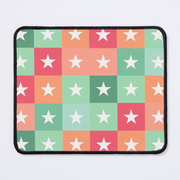 Item preview, Stars patchwork in orange designed and sold by uunaa.