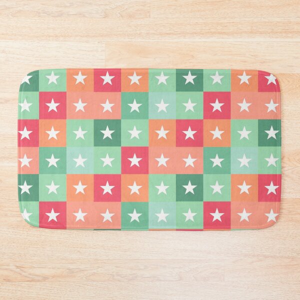 Item preview, Stars patchwork in orange designed and sold by uunaa.