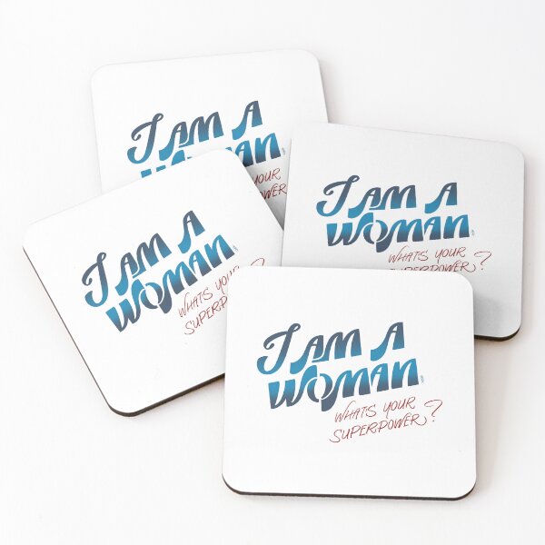 Item preview, I Am A Woman What's Your Superpower – Feminist Lettering Print designed and sold by ByKahlie.