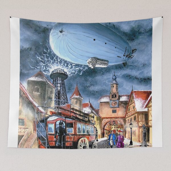 Item preview, The Tesla Utopia: Steampunk Winter Village designed and sold by Galerie des Chimères.