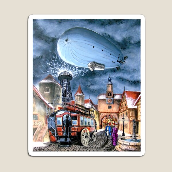Item preview, The Tesla Utopia: Steampunk Winter Village designed and sold by Galerie des Chimères.