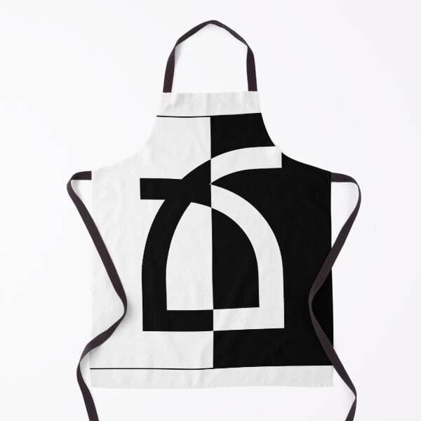 Item preview, Armenian letter DJ black and white designed and sold by Salpisart.