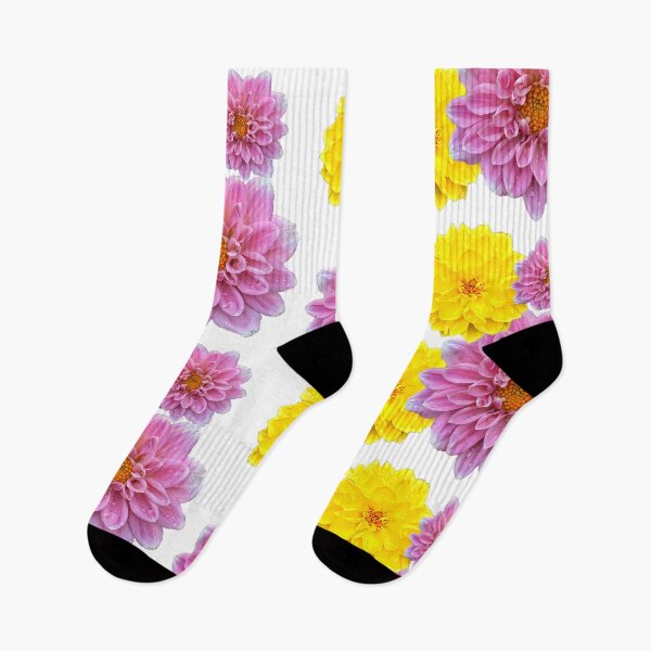 Item preview, Pink and Yellow Dahlia  designed and sold by LeslieMac713.