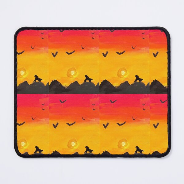 Item preview, Gradient sunset wolf  designed and sold by PareidoliaMan.