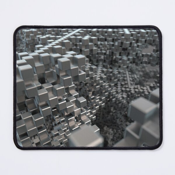 Item preview, Infinite Cubic Structure - 3D Fractal Cube Art - Sci-Fi Poster designed and sold by Keltoi-art.