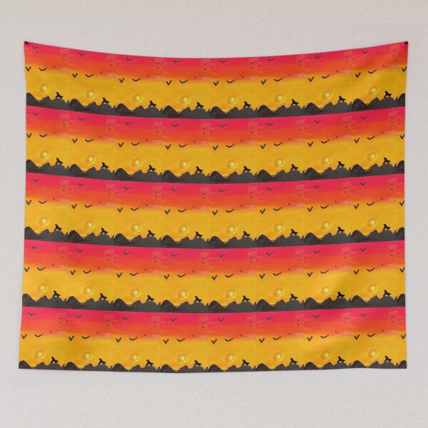 Item preview, Gradient sunset wolf  designed and sold by PareidoliaMan.