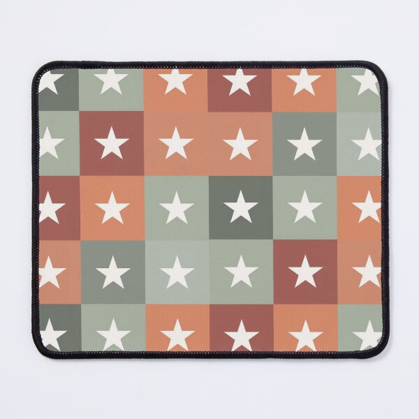 Item preview, Stars patchwork in brown designed and sold by uunaa.