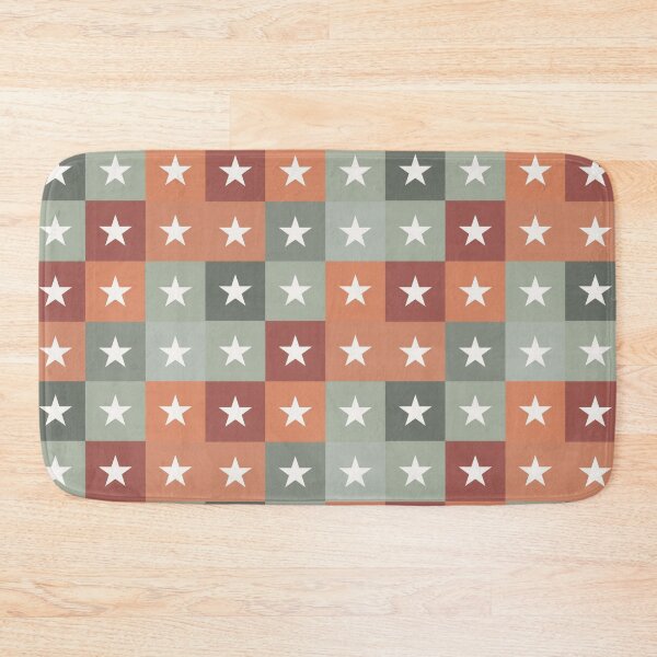 Item preview, Stars patchwork in brown designed and sold by uunaa.
