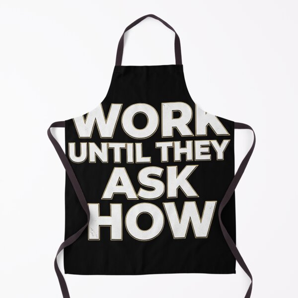 Item preview, Work Until They Ask How Premium Bold Typography Hustle Gym Motivation T-Shirt  designed and sold by No Excuses .