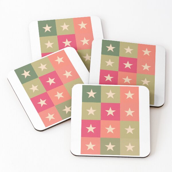 Item preview,  Stars patchwork in green designed and sold by uunaa.