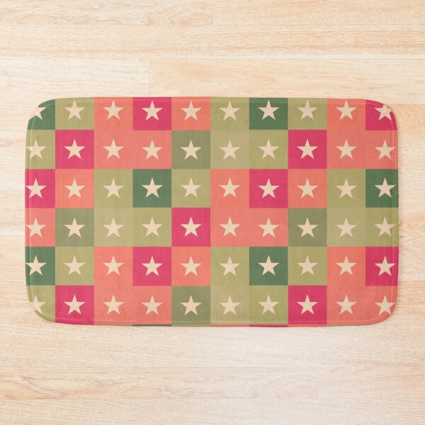 Item preview,  Stars patchwork in green designed and sold by uunaa.