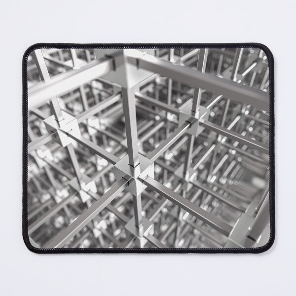 Item preview, Infinite Geometry - 3D Art Escher Impossible Staircase - Black & White Print designed and sold by Keltoi-art.