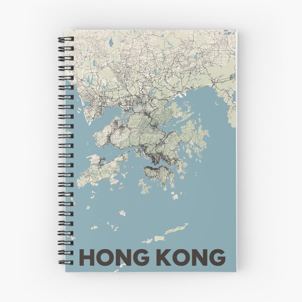 Item preview, Hong Kong Map designed and sold by MapsNerd.