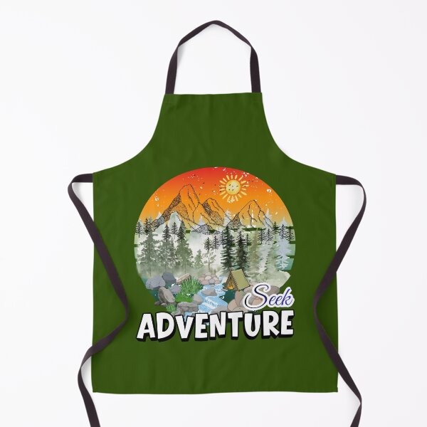 Item preview, Retro Seek Adventure Vintage Mountain Camping Sunset designed and sold by paws-peaks-adv.