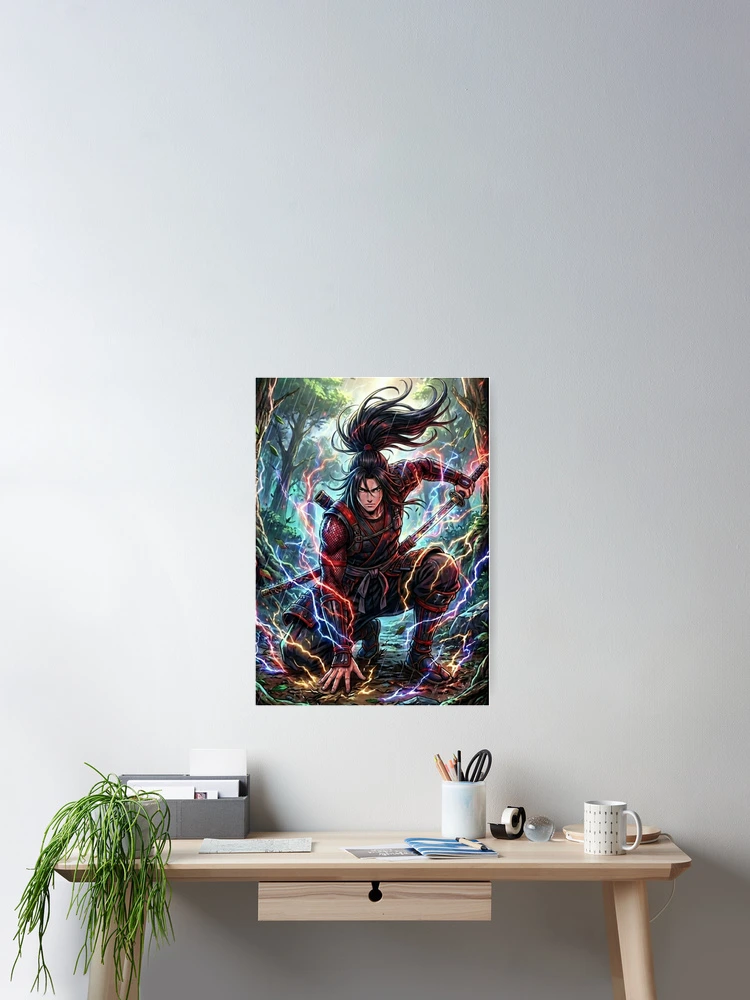 Thumbnail 2 of 3, Poster, Samurai Power designed and sold by PP&RAINBOW SHOP.