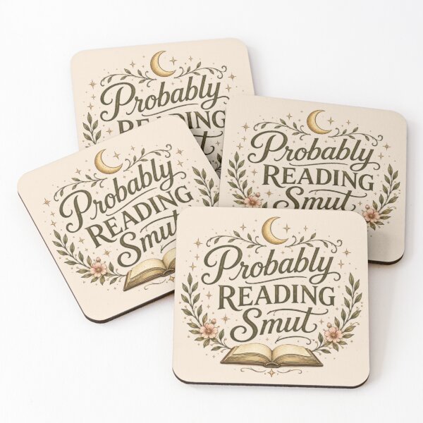 Item preview, Probably Reading Smut – Fantasy Reader Vintage Booktok Design designed and sold by Moonwoven Studio.