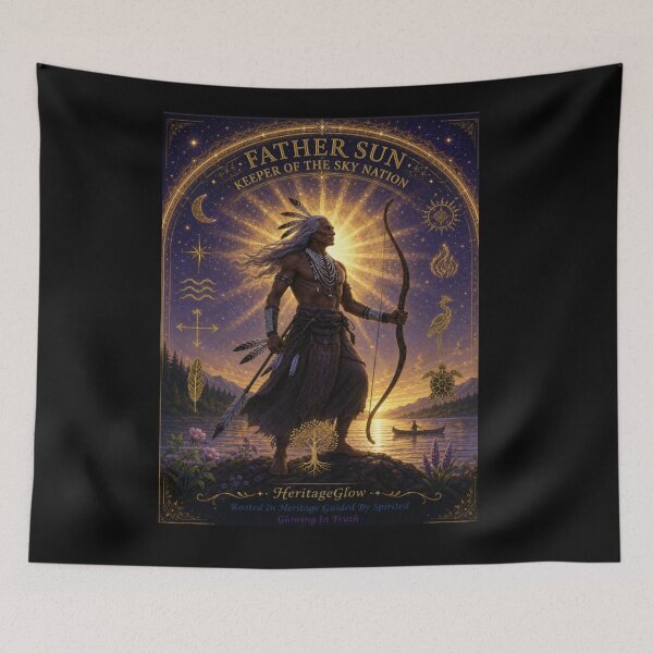 Item preview, Father Sun * Keeper of the Sky Nation designed and sold by HeritageGlow.