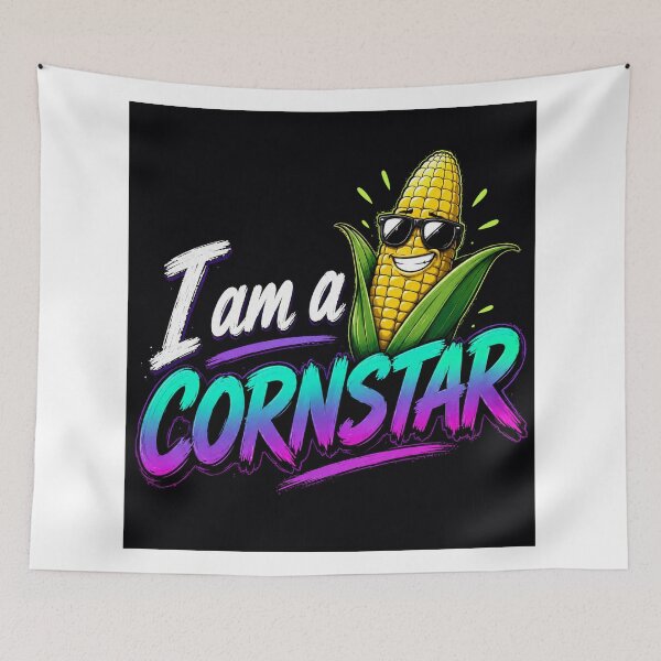 Item preview, I Am A Cornstar – Neon Edition designed and sold by Pecata.