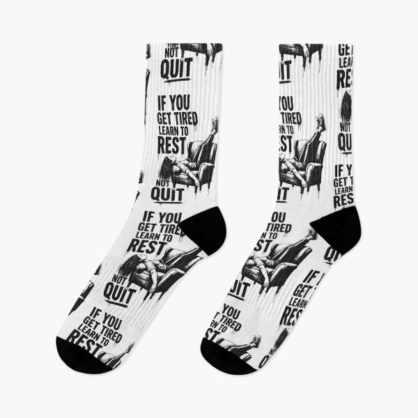 Item preview, If You Get Tired Learn To Rest Not Quit Graffiti designed and sold by KateLeap.