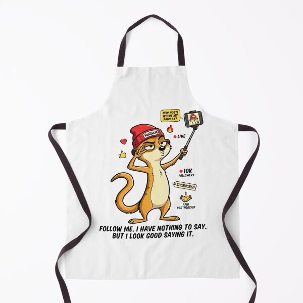 Item preview, Influencer Meerkat Retro 90s Cartoon Design designed and sold by mAXiBoOM.